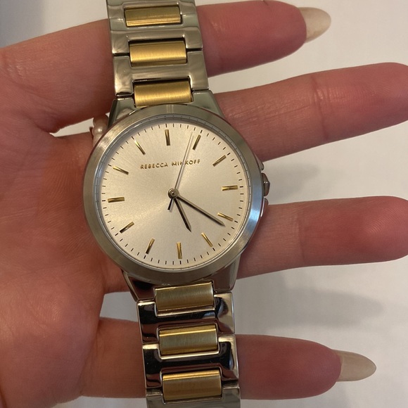 Rebecca Minkoff gold and silver watch - Picture 3 of 4